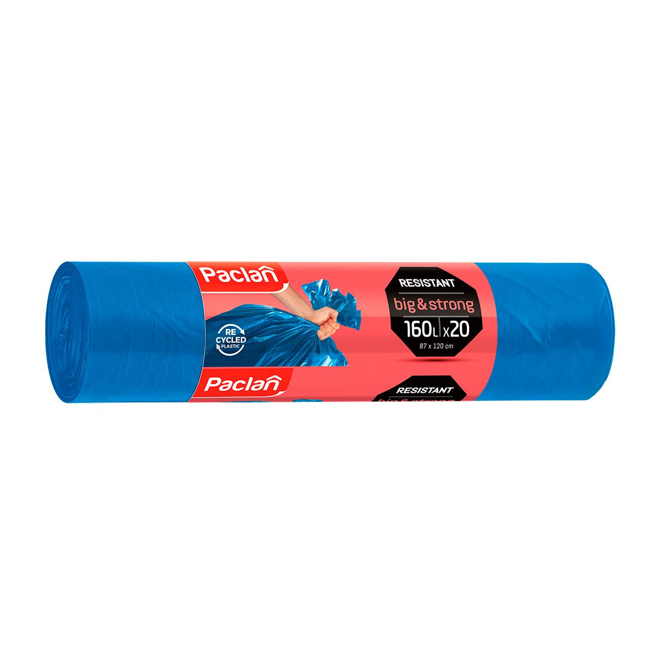 Пакети для сміття Paclan Big &amp; Strong 160 л, 20 шт